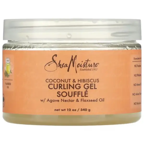 Shea Moisture Coconut and Hibiscus Curling Gel Soufflé 340g - Imagen 1